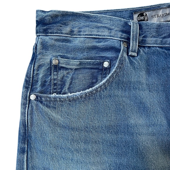 Levi’s Silvertab Straight Men’s Jeans – Blue, Size 36x32 (Vintage) - Picture 6 of 11